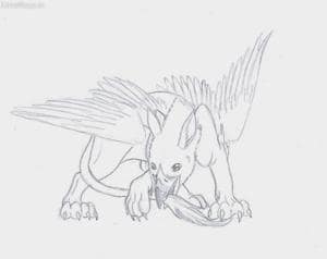 Greif-Baby Skizze ^^