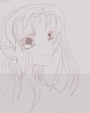 Kyoko träumt vor sich hin