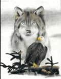 Cold Winter ~Wolf &amp;amp; Eagle~