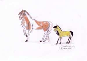 Lisa und ihr ( mein ) Fohlen