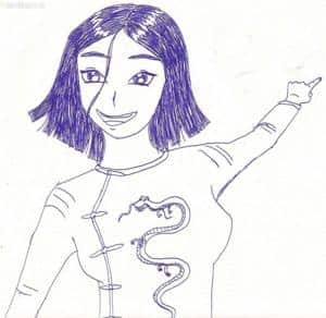 n versuch ne chinesin zu zeichnen...