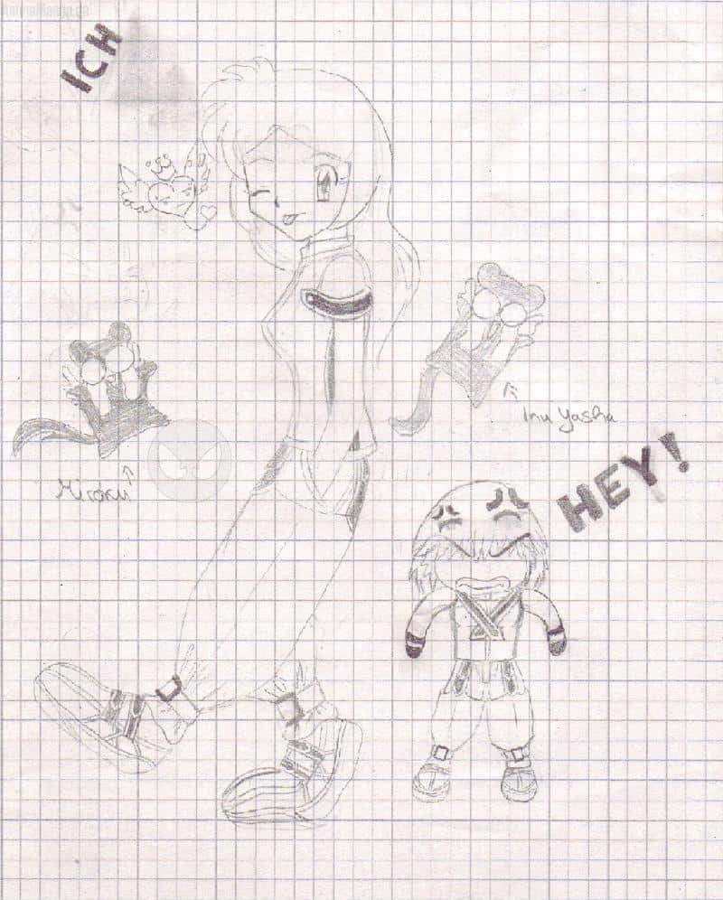 Schulgekritzel! (in Reli)