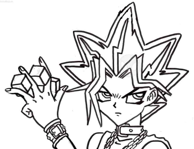 Schulzeichnung (4) oder mein erster Yami! °__°;