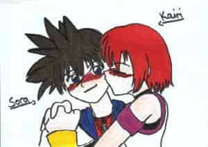 Sora und Kairi