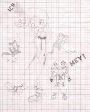 Schulgekritzel! (in Reli)