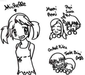 Soras und Annis Tochter: Michelle