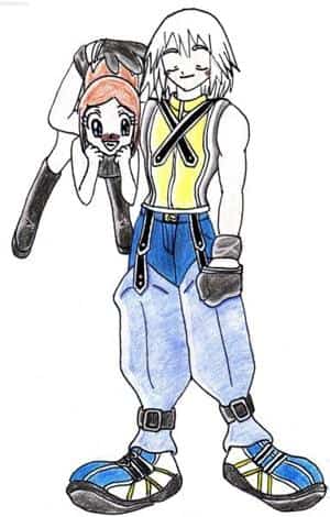 Riku lass mich runter! XD