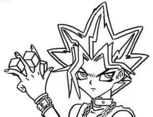 Schulzeichnung (4) oder mein erster Yami! °__°;