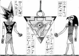 Yami Yuguiin Ägyptischen Relief