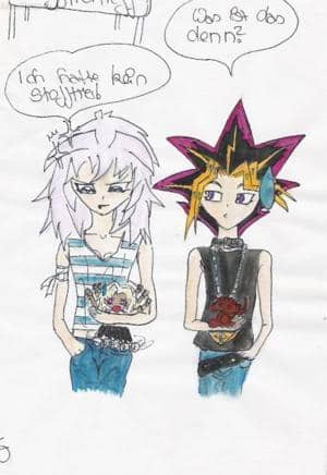 Yu-Gi und Baku mit Marik
