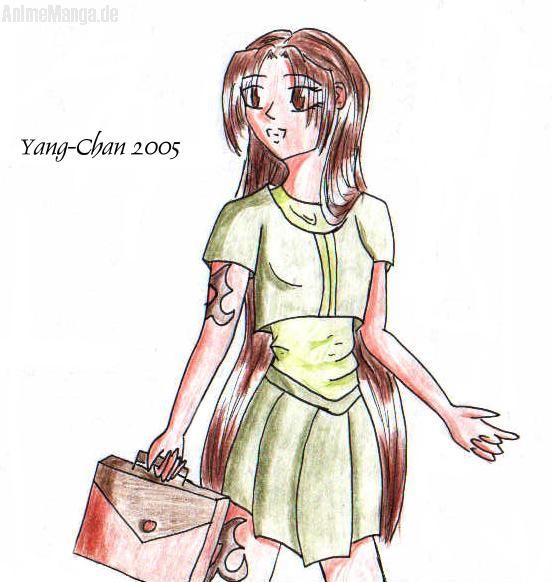 Mädchen in Schuluniform