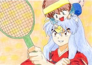 Inu, Shippo und Tennisschläger^^