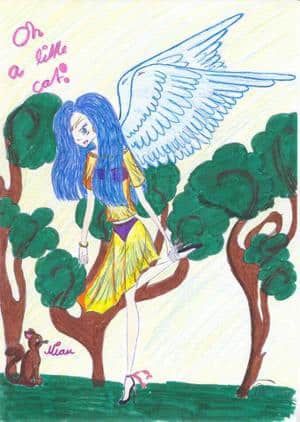 the angel and the cat^^