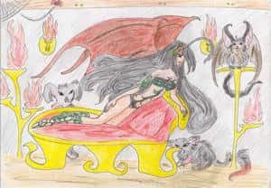 die göttin der damonen