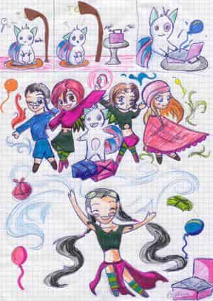 Wee bekommt eine überraschung(comic)