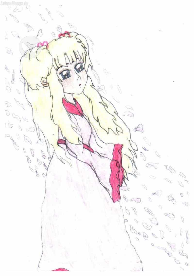 Allein in dem Kirchblütenregen