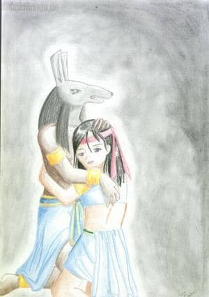 Nephthys und Seth