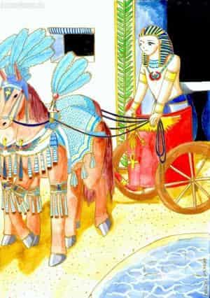 Ramses II im Streitwagen