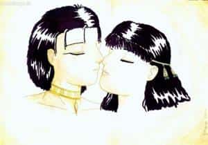 Ramses II und Nefertari