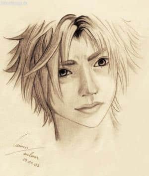 Tidus - Szene in Yunas Albtraum T.T