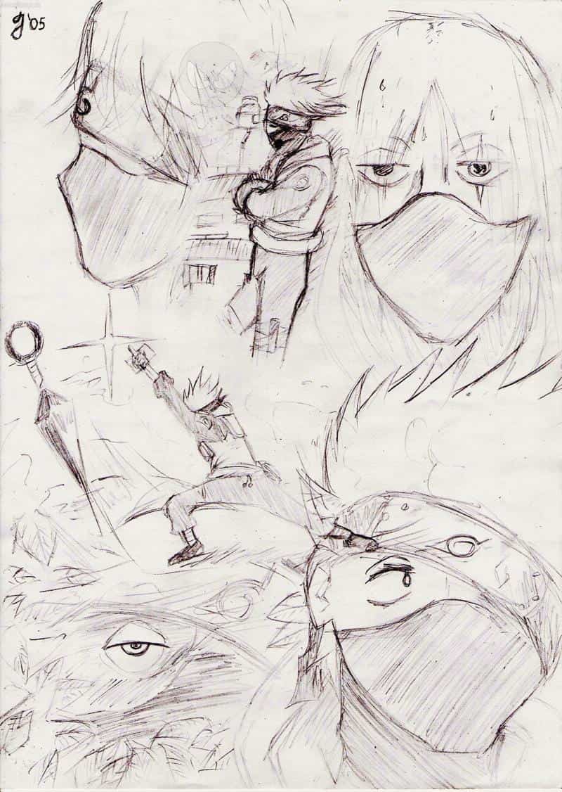 Kakashi Skizzen