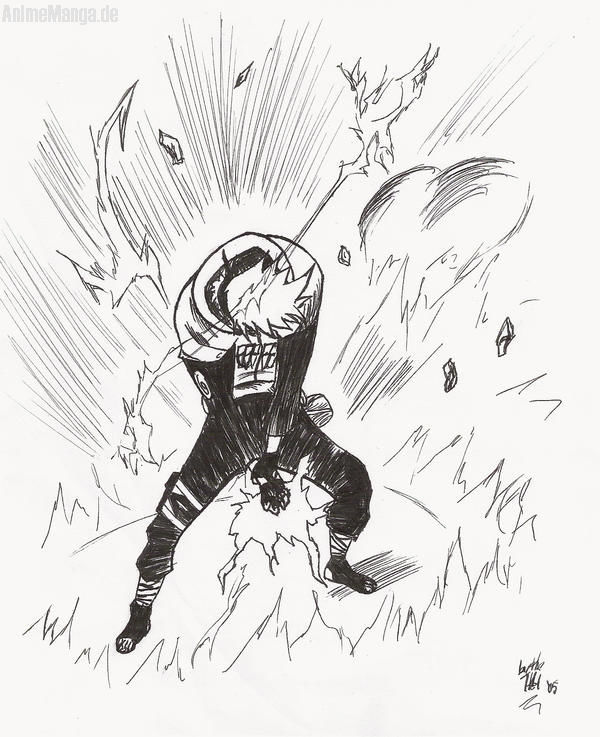 Kakashi sammelt chakra