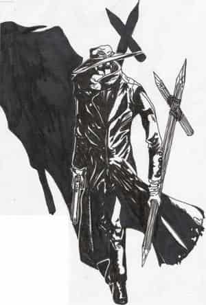 Alucard with his Gun