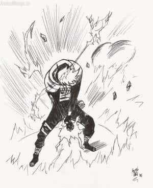 Kakashi sammelt chakra