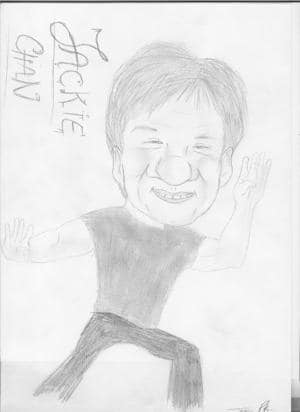 Jackie Chan Caricature