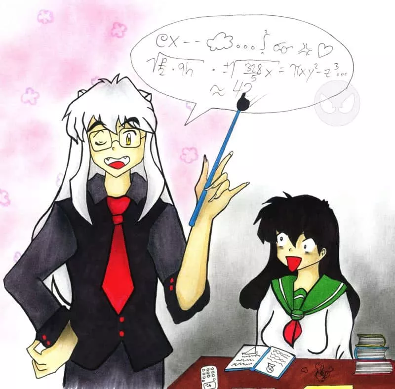 Inu der Mathelehrer ^^