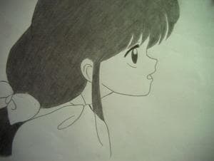 Akane mit (noch) langen Haaren