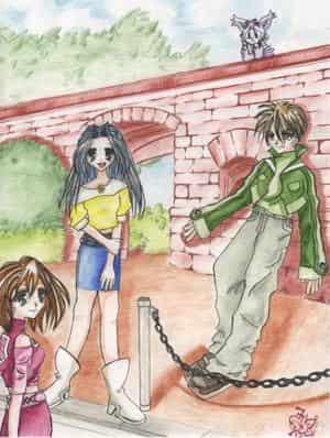 Drei Personen an einem Sommertag... (XD)