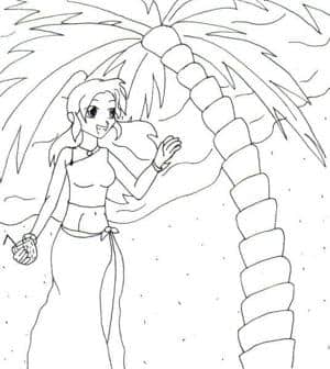 Das Jin-jin Strandkitty