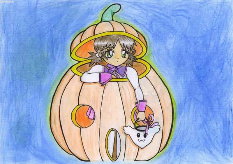 Halloween-mädel-outlines by Fallen_angel19-colo by ME!!^^