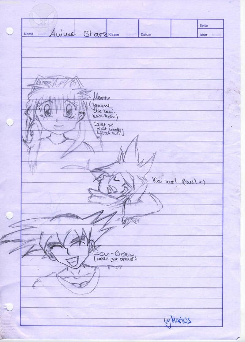 skizzen-aber nöcht von mir!!