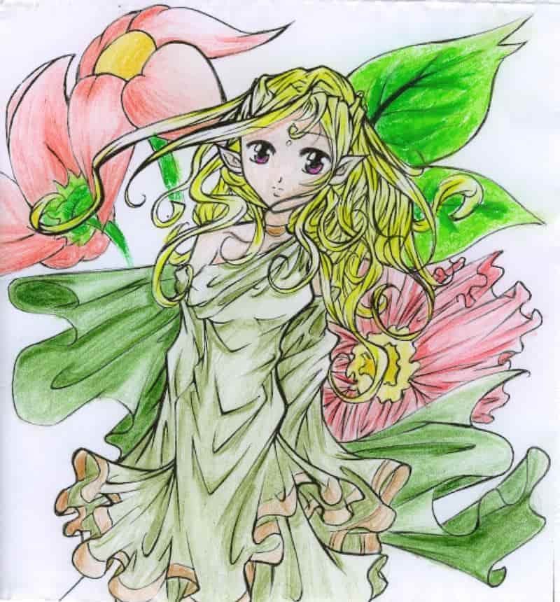 Waldelfe(outlines by shiroku, colo by sabney)