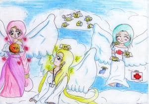 v.l.n.r.:Der Engel der Liebe, der Engel der Freundschaft und der engel der Rettung!!^^