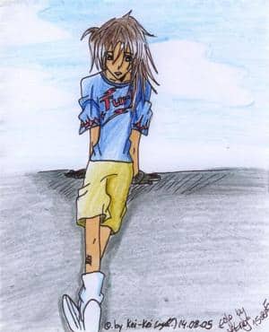ein junge..outlines by kei, colo by me..-.-