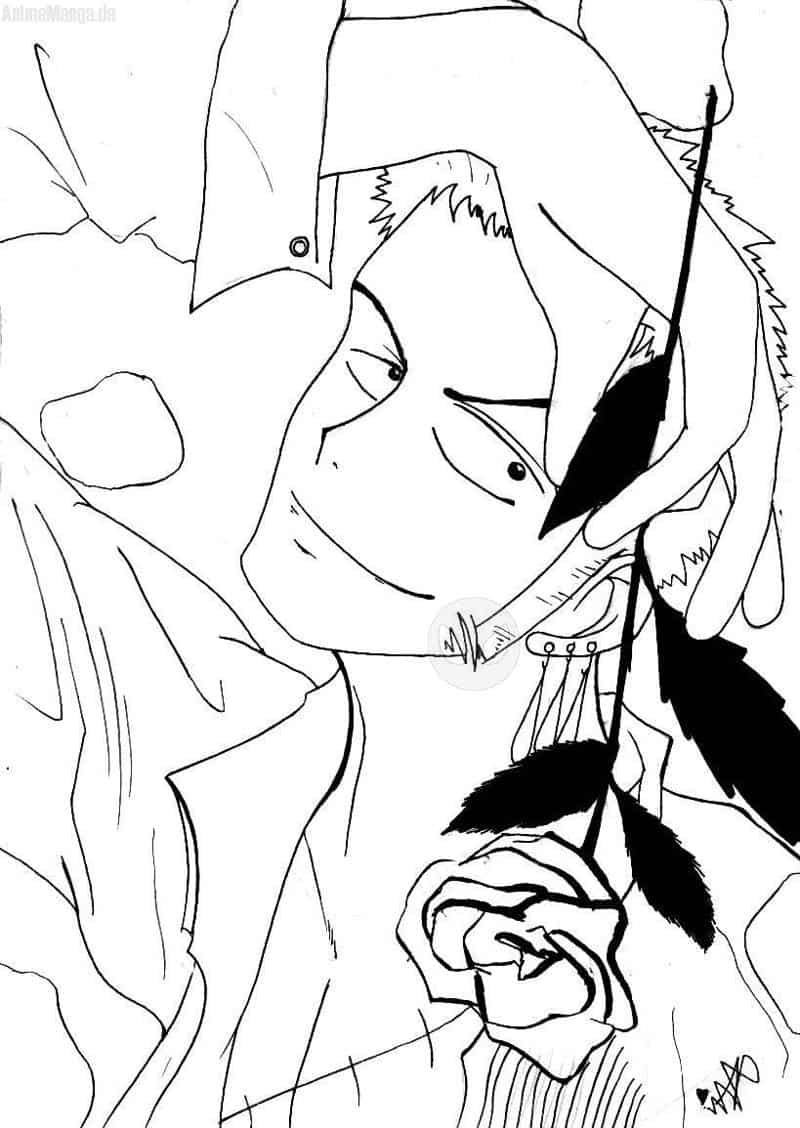 Wild Rose - Roronoa Zoro