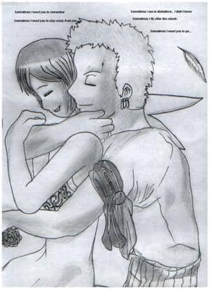 Zorro und Kuina als Liebespaar