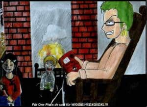 Für Wiggieh!!!Ein Zorrolein mit seinen Kindern!