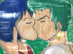 La Promesse - Die beiden mal wieder KNUTSCHEND unterm Baum