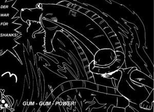 Luffy contre monstre