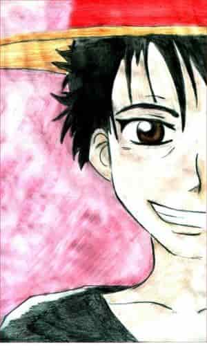 Luffy dans un style différent