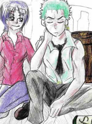 Zorro et Tashgi après une fête * gg *