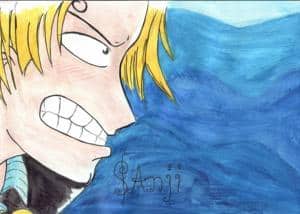 Für Melanie - ein blauer Sanji