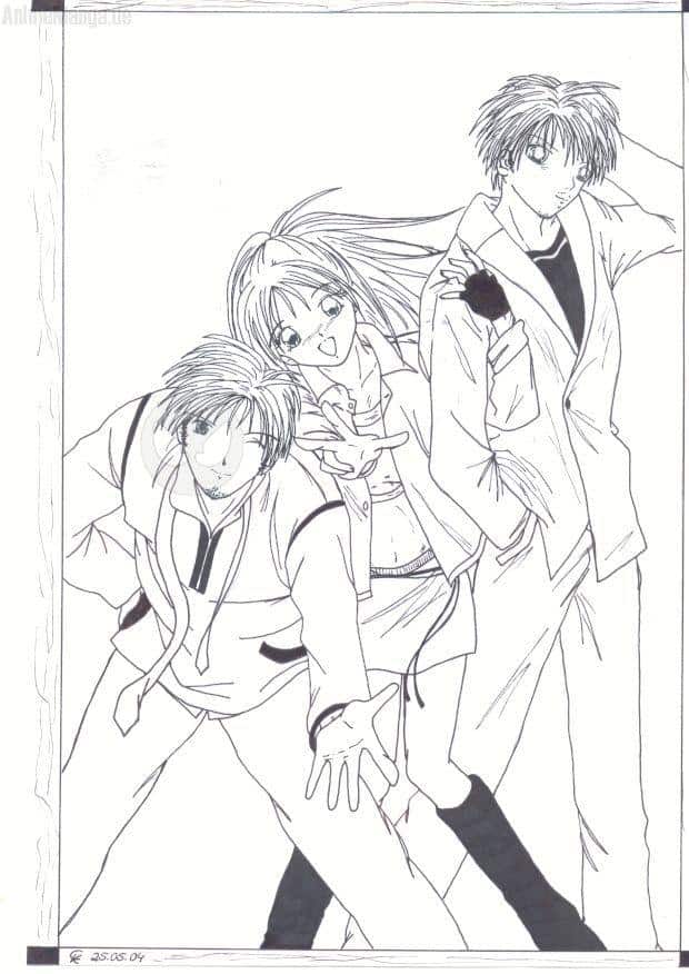 Ein sweetes Gruppenbild-Outlines