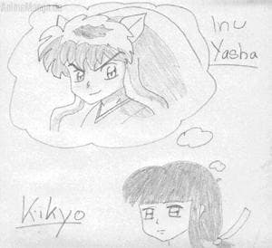 Kikyo denkt an Inu Yasha