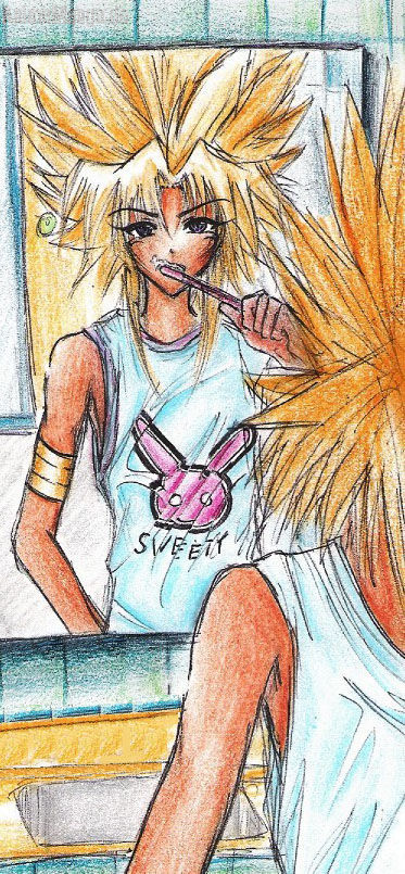 Mrik beim Zaehneputzen...xxxxD