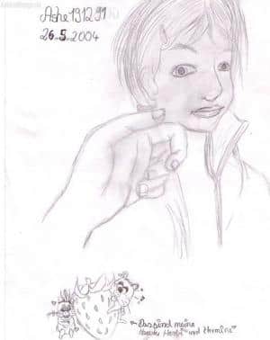 Ja aslo dat is meine Hand und ich